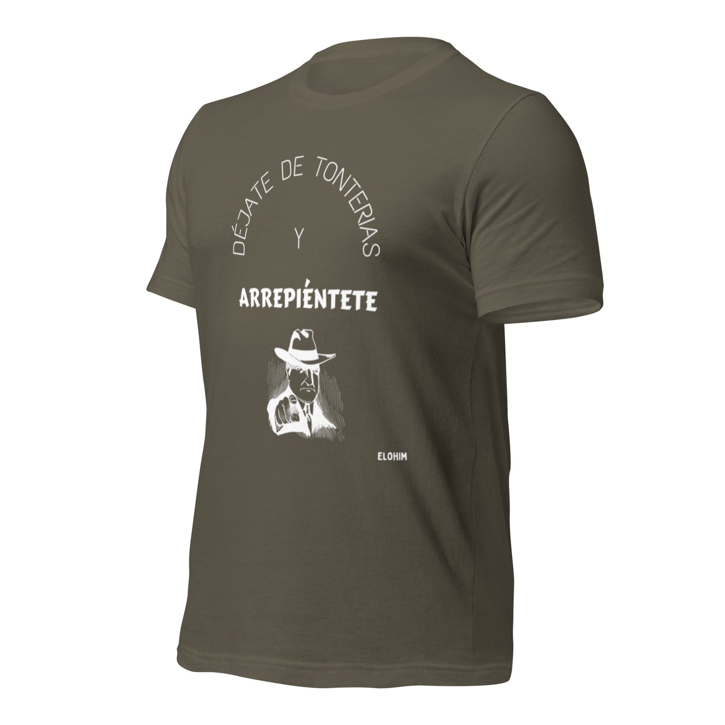 Camiseta de manga corta unisex - Arrepiéntete