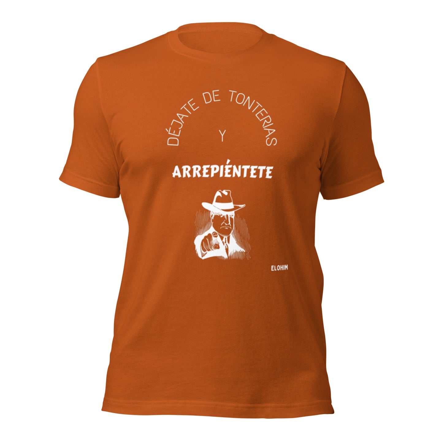 Camiseta de manga corta unisex - Arrepiéntete