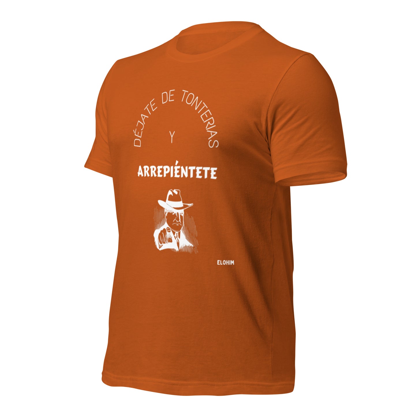Camiseta de manga corta unisex - Arrepiéntete