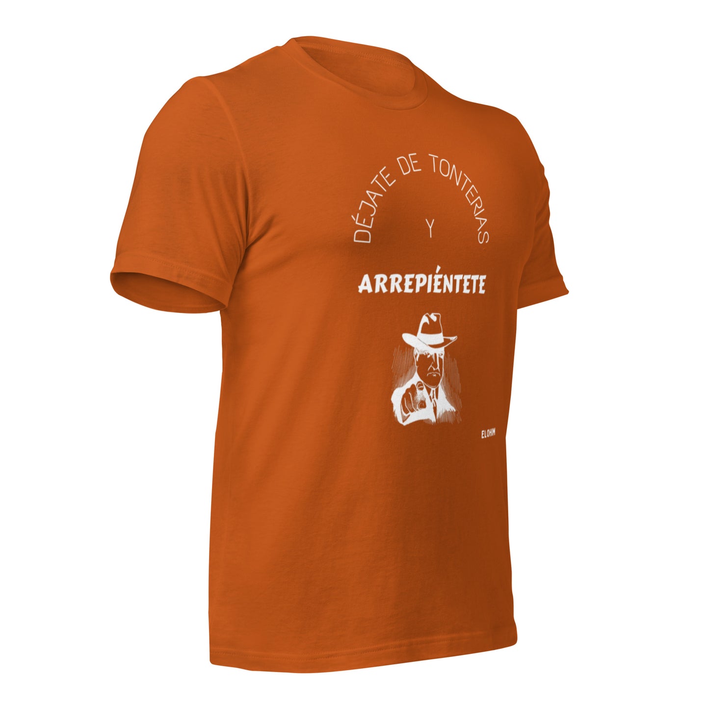 Camiseta de manga corta unisex - Arrepiéntete