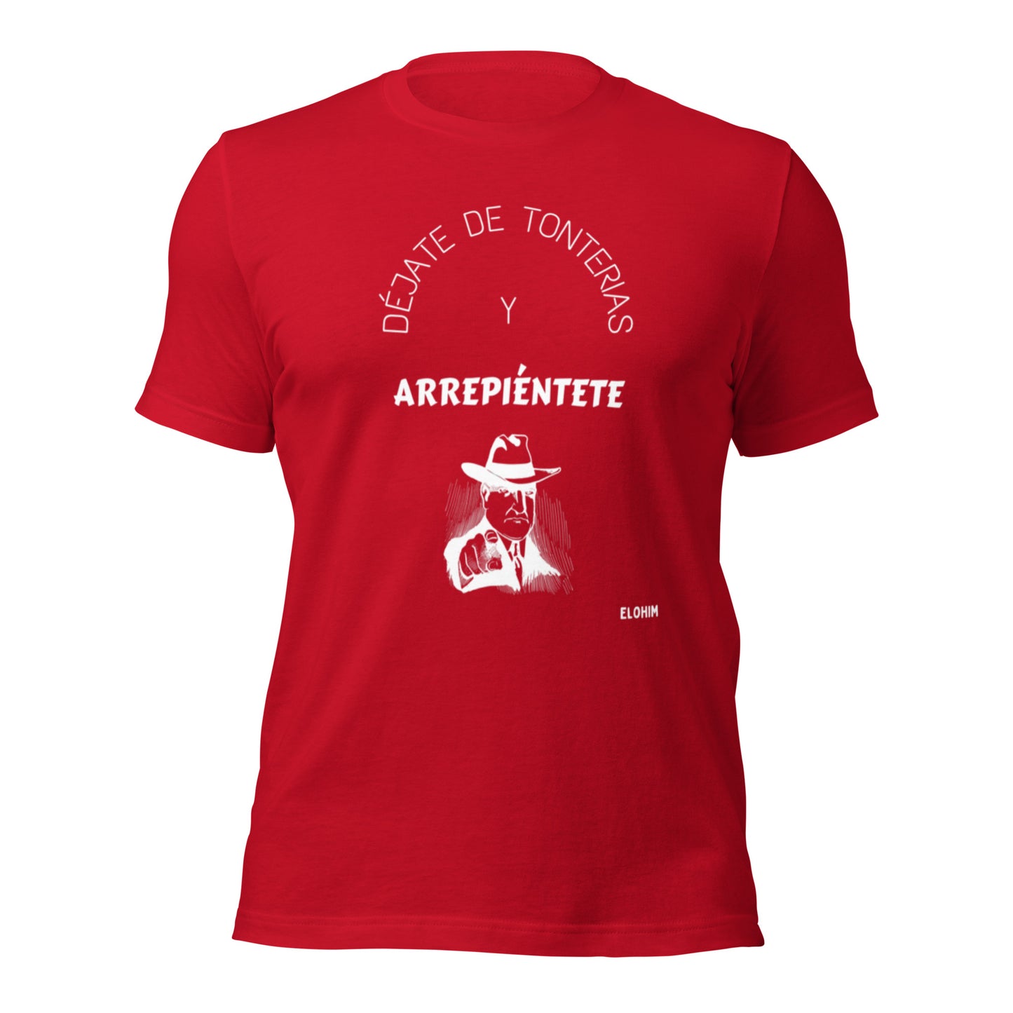 Camiseta de manga corta unisex - Arrepiéntete