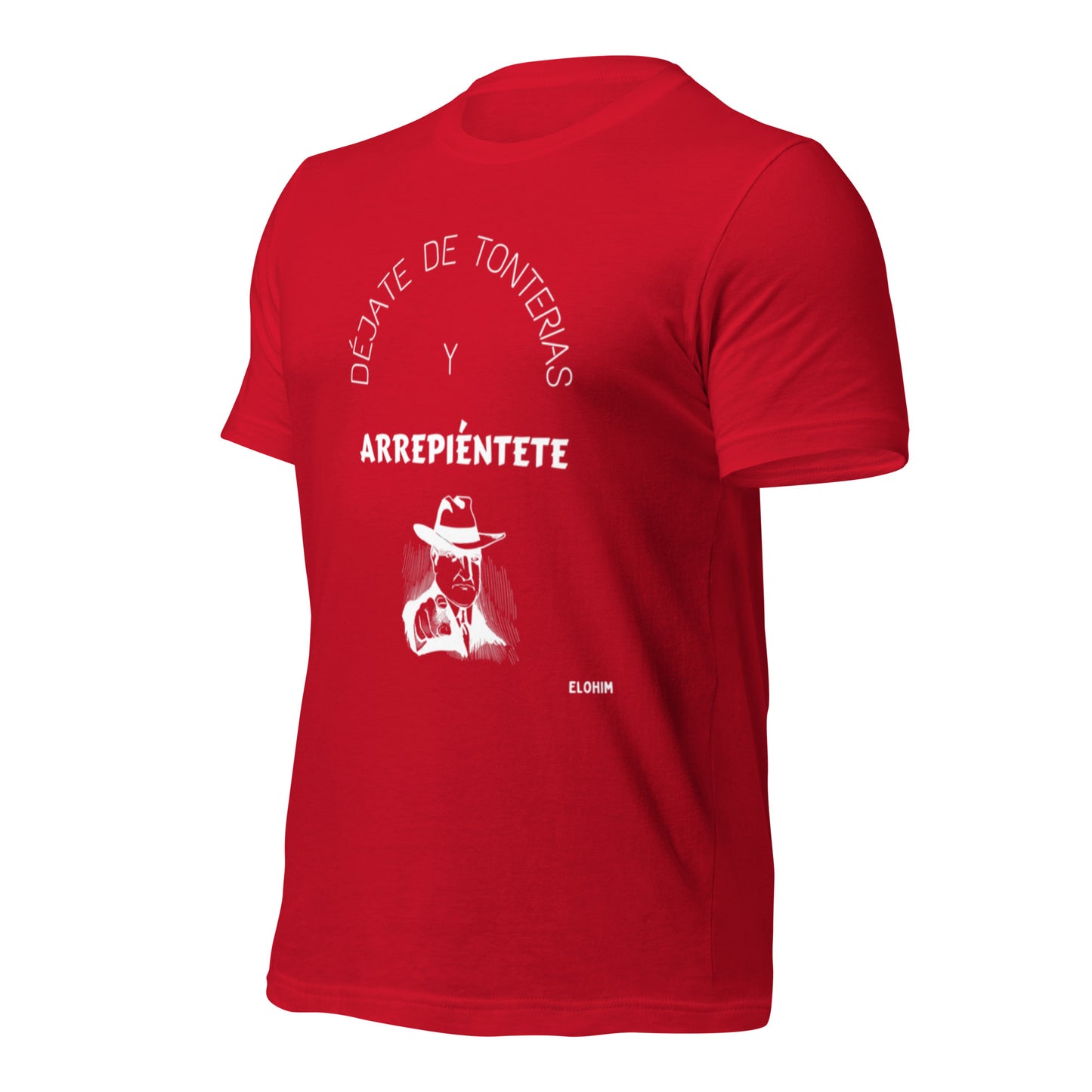 Camiseta de manga corta unisex - Arrepiéntete
