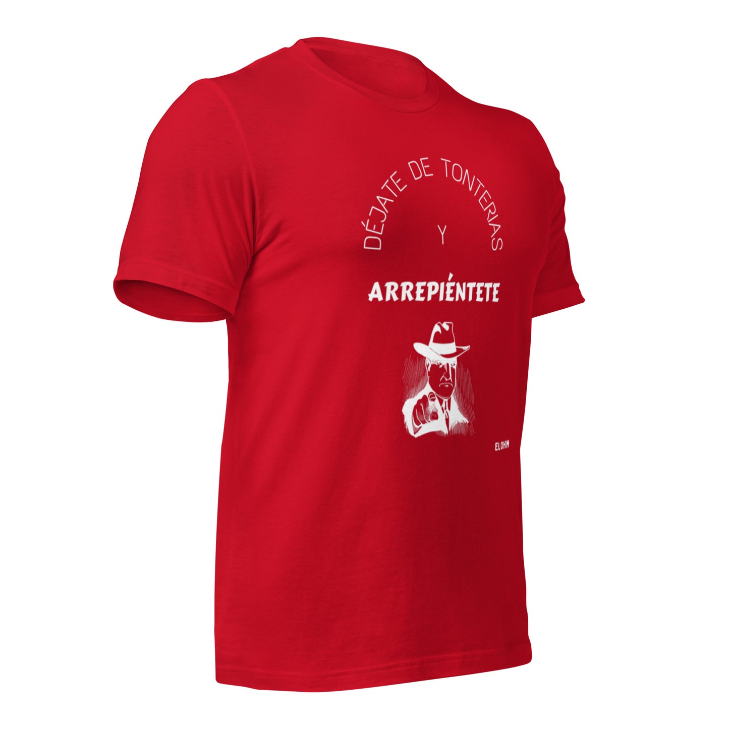 Camiseta de manga corta unisex - Arrepiéntete