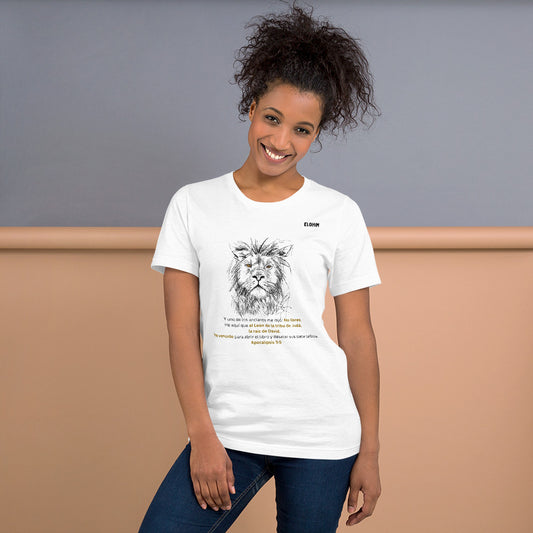 Camiseta de manga corta unisex León de juda