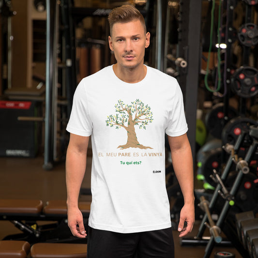 Camiseta de manga corta unisex - Tu quí ets