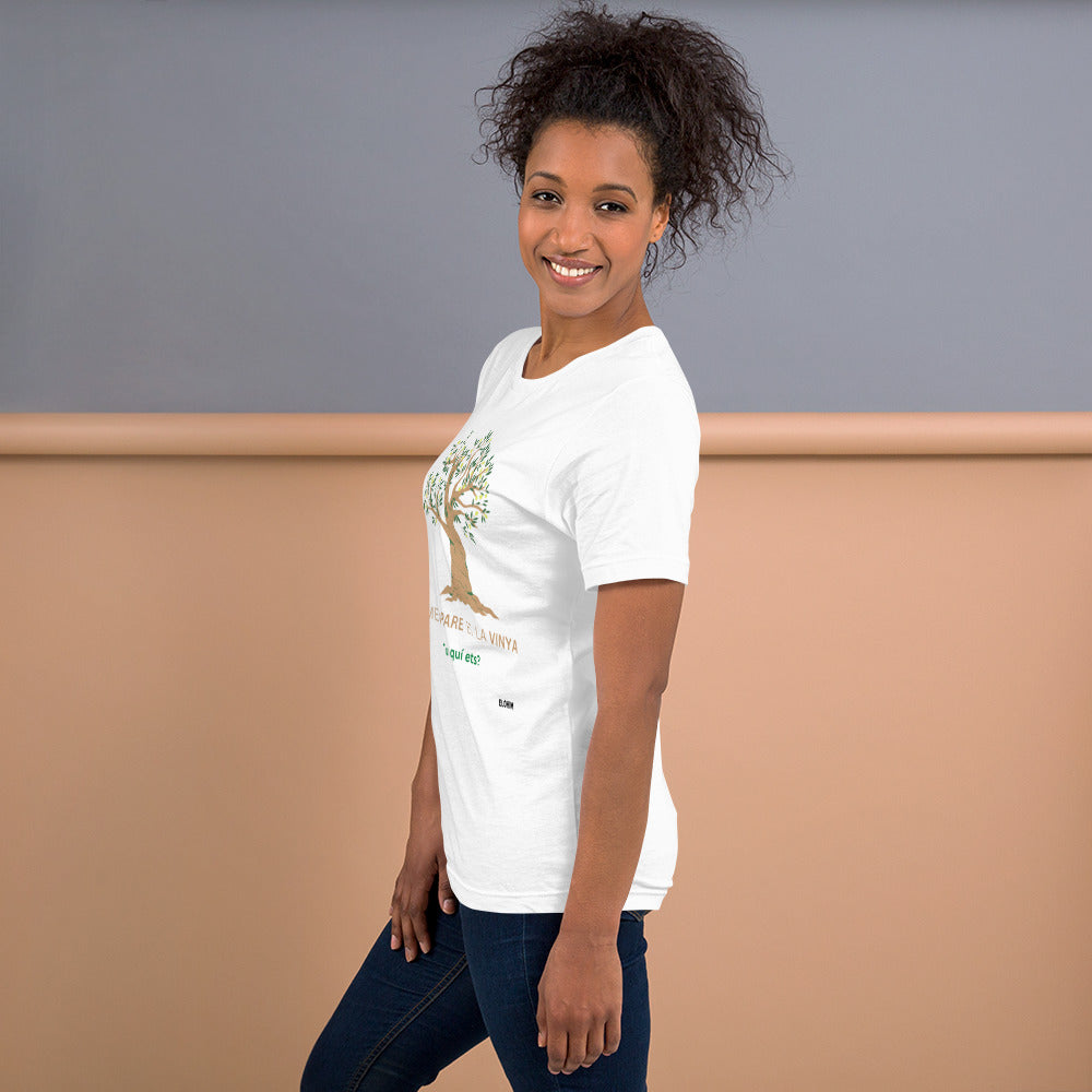 Camiseta de manga corta unisex Tu quí ets