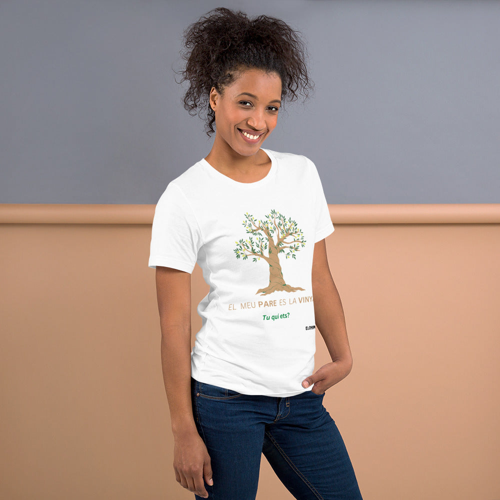 Camiseta de manga corta unisex Tu quí ets