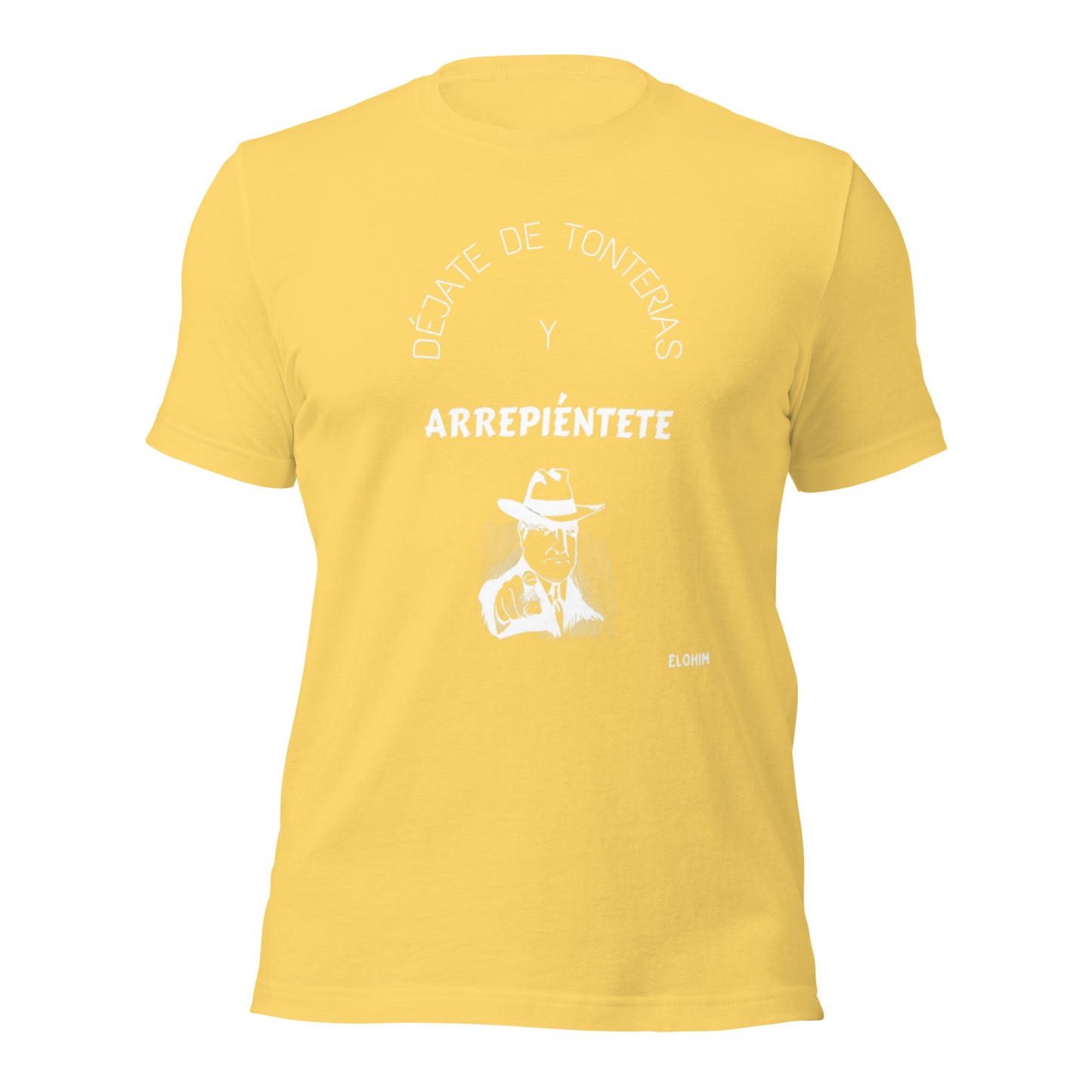 Camiseta de manga corta unisex - Arrepiéntete