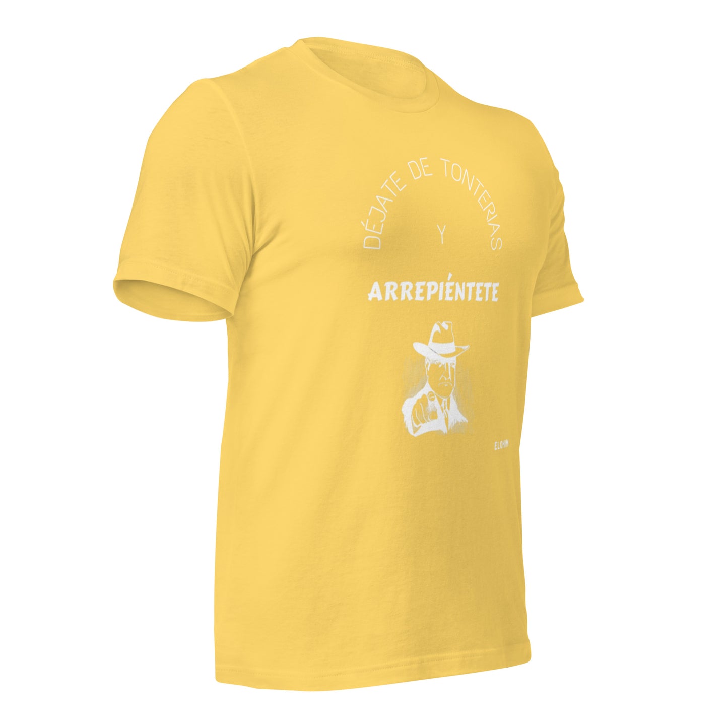 Camiseta de manga corta unisex - Arrepiéntete