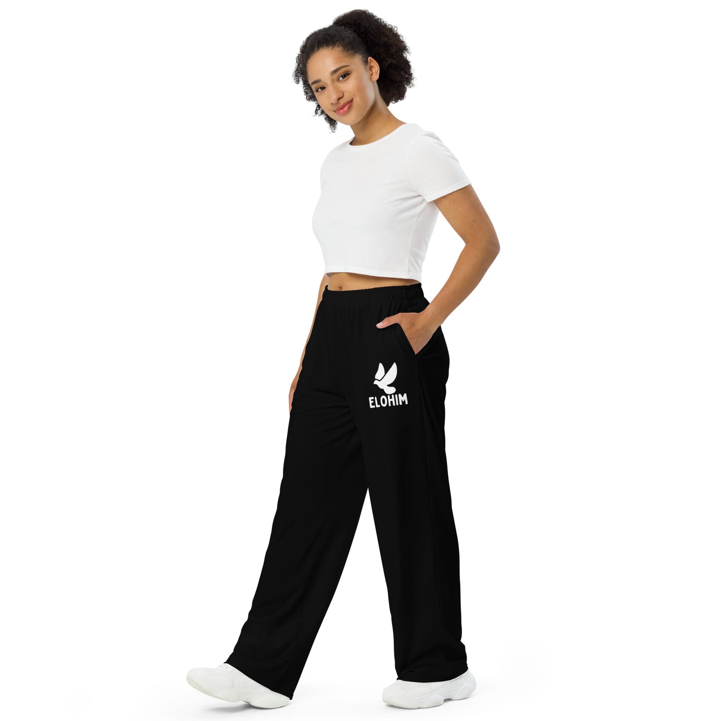Pantalón ancho all over unisex