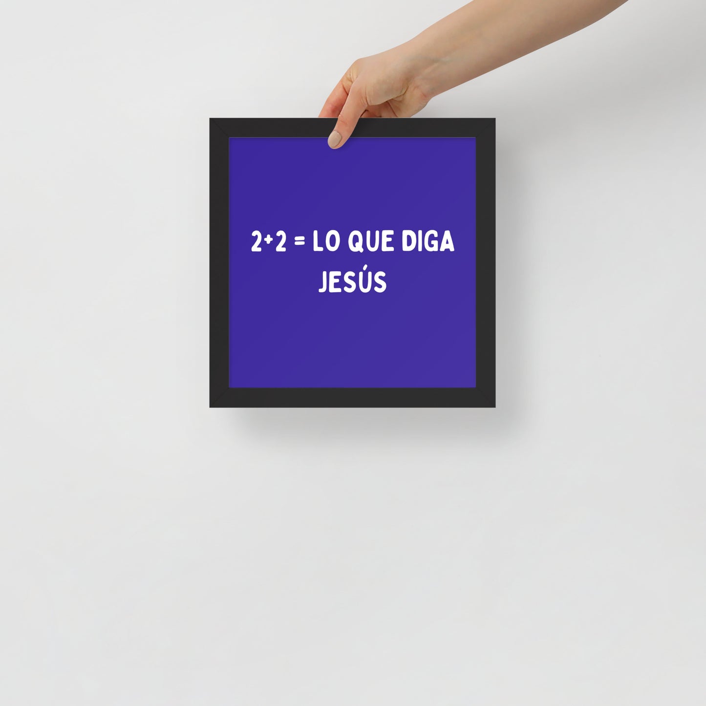 Póster con marco - 2+2