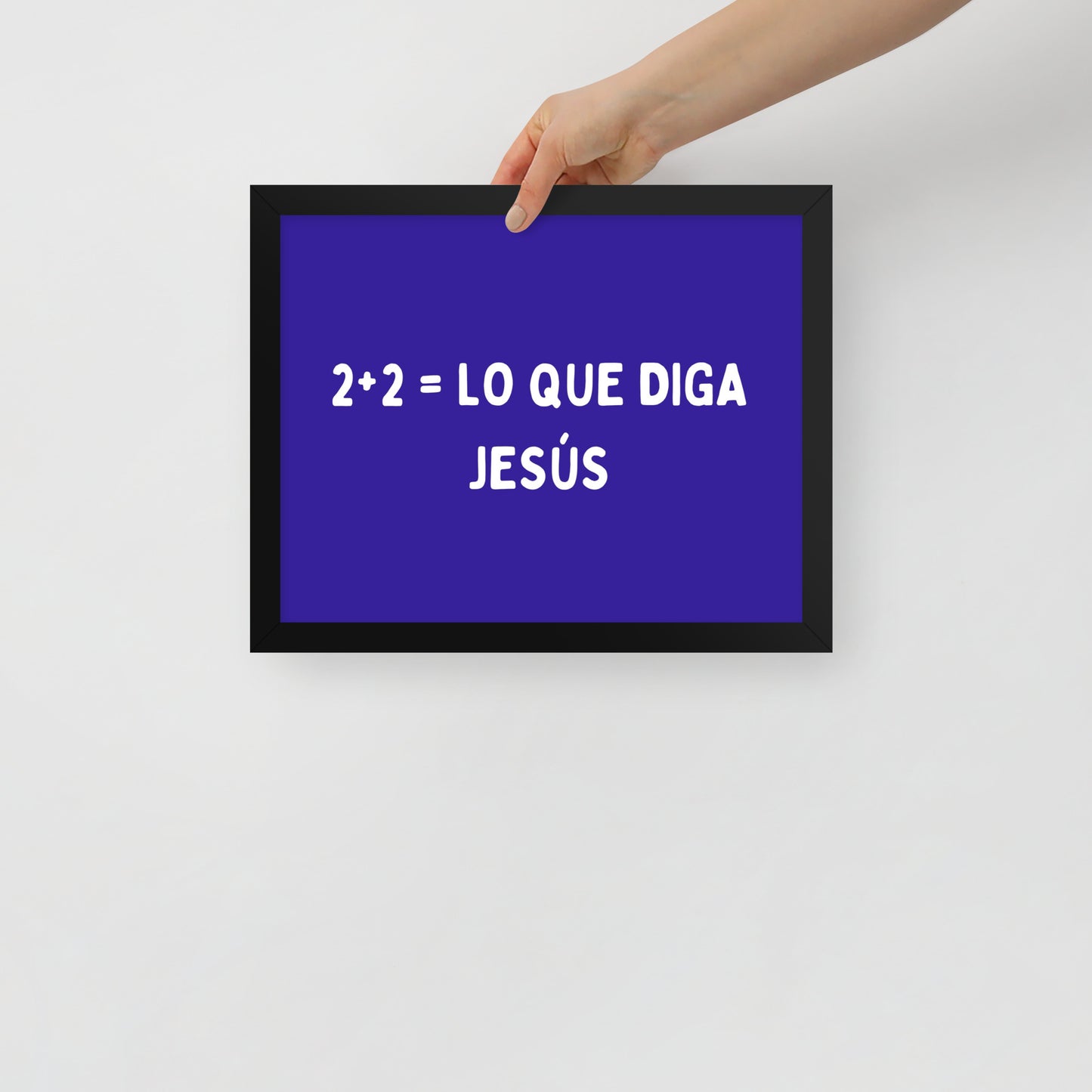 Póster con marco - 2+2