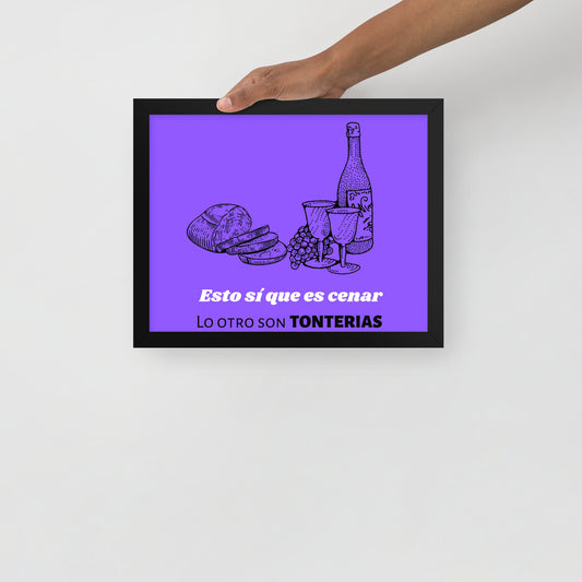 Póster con marco - Comunión
