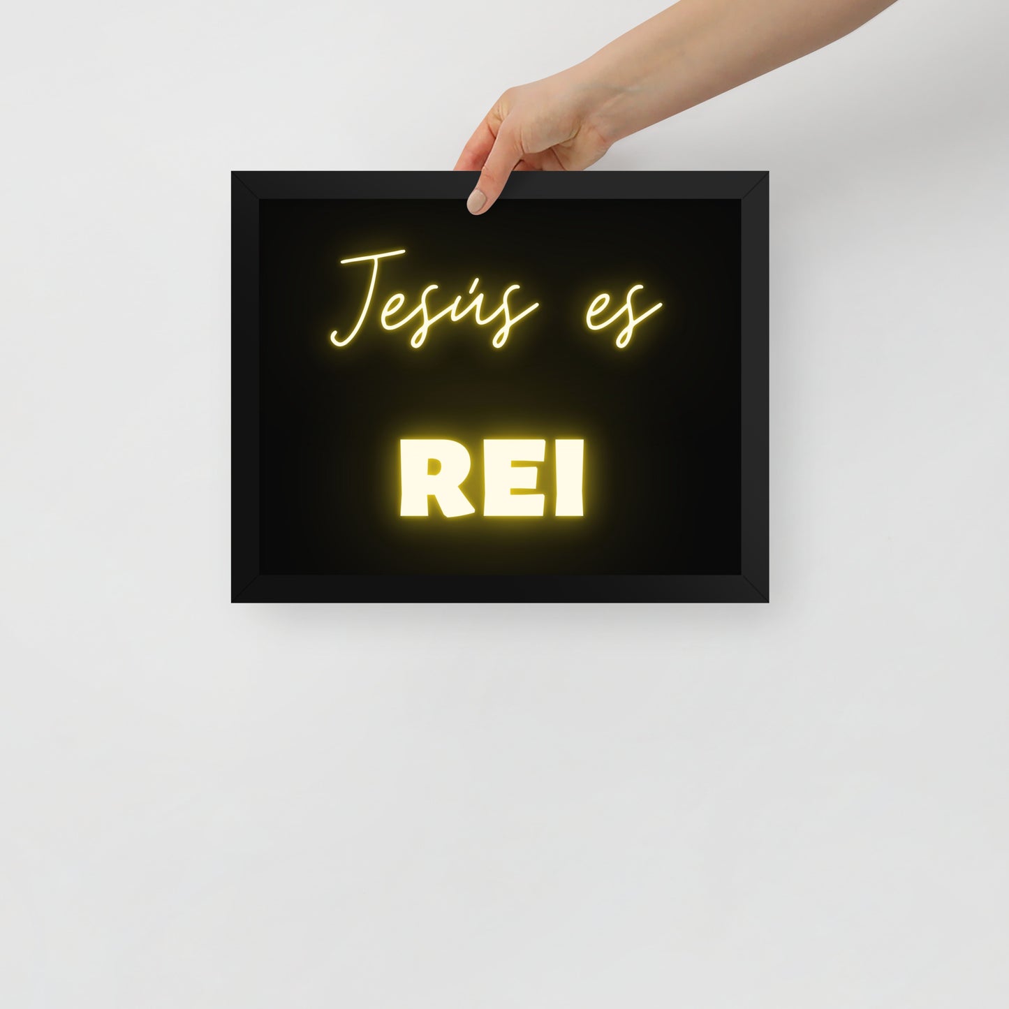 Cartell enmarcat - Jesús es Rei