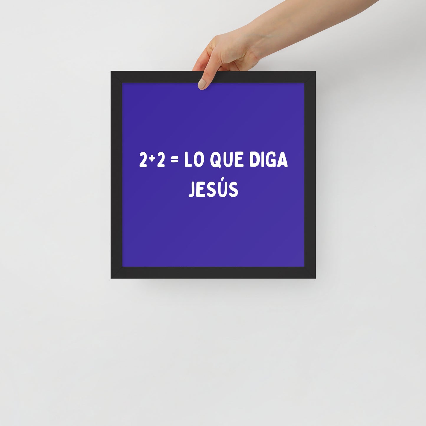 Póster con marco - 2+2