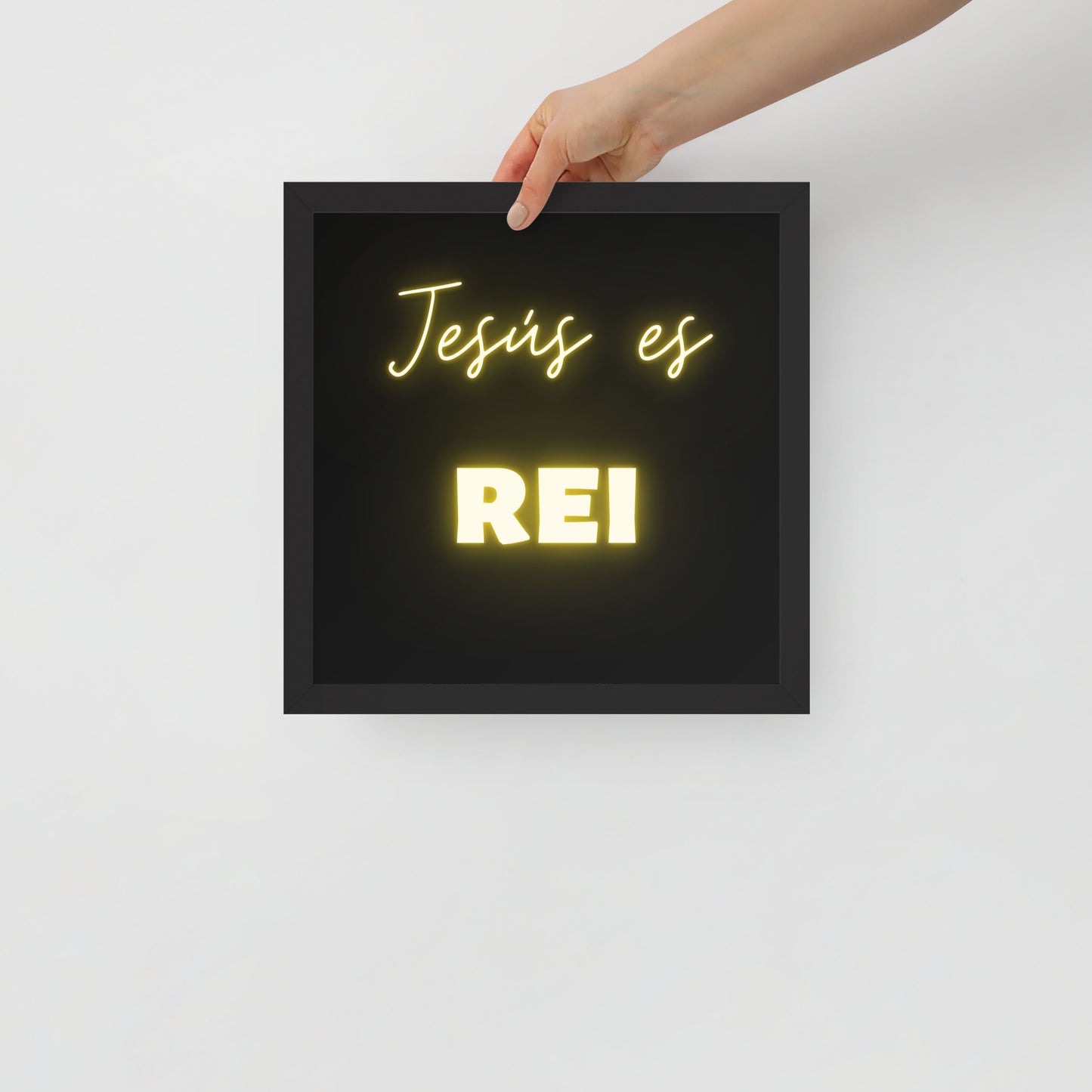 Cartell enmarcat - Jesús es Rei
