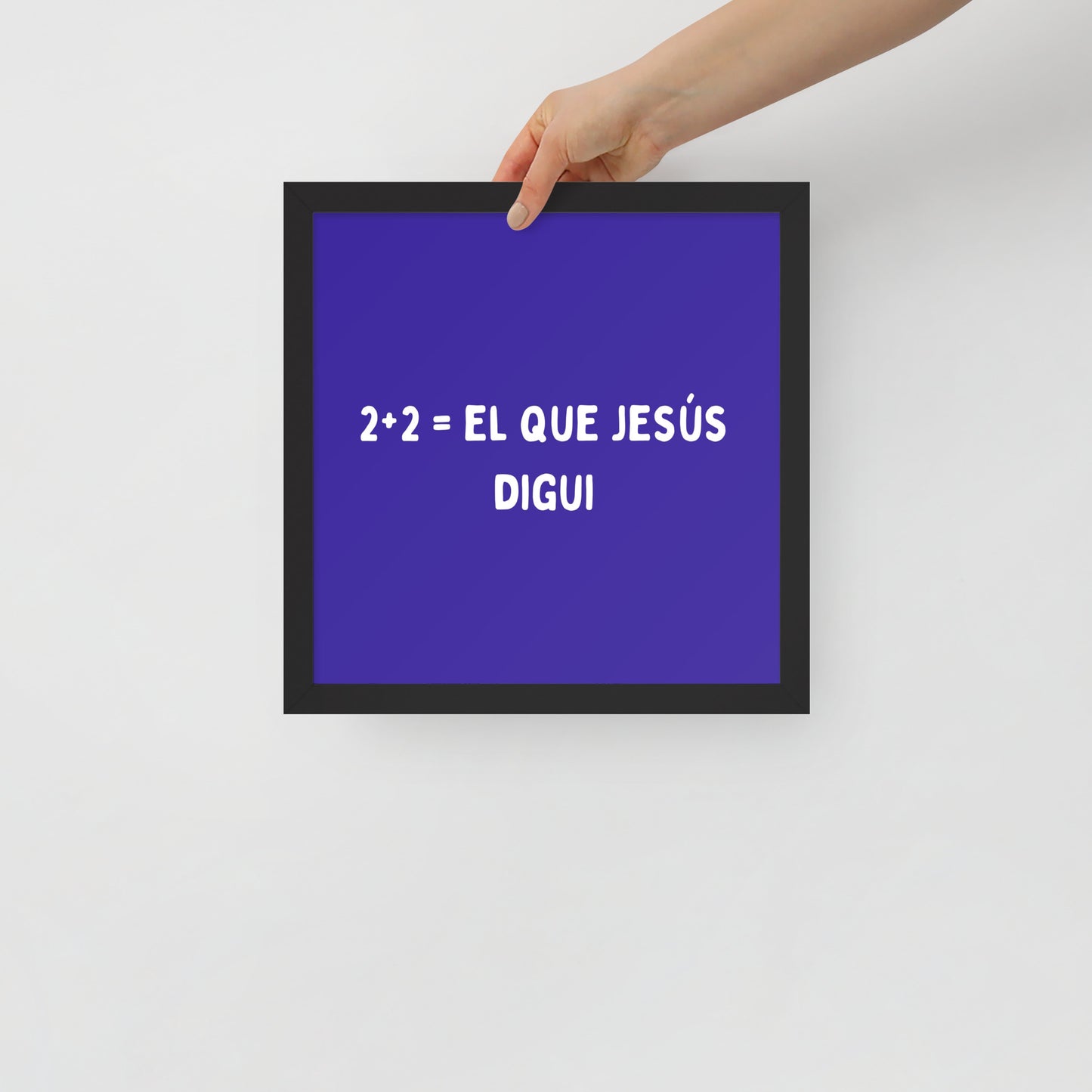 Cartell enmarcat - 2+2