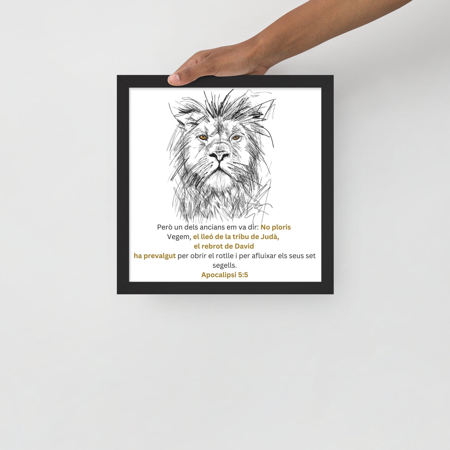 Cartell enmarcat - Lleó de Judà