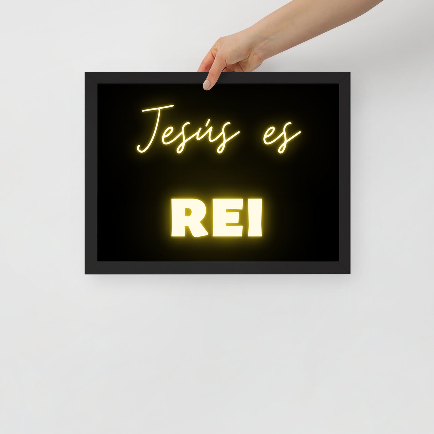 Cartell enmarcat - Jesús es Rei