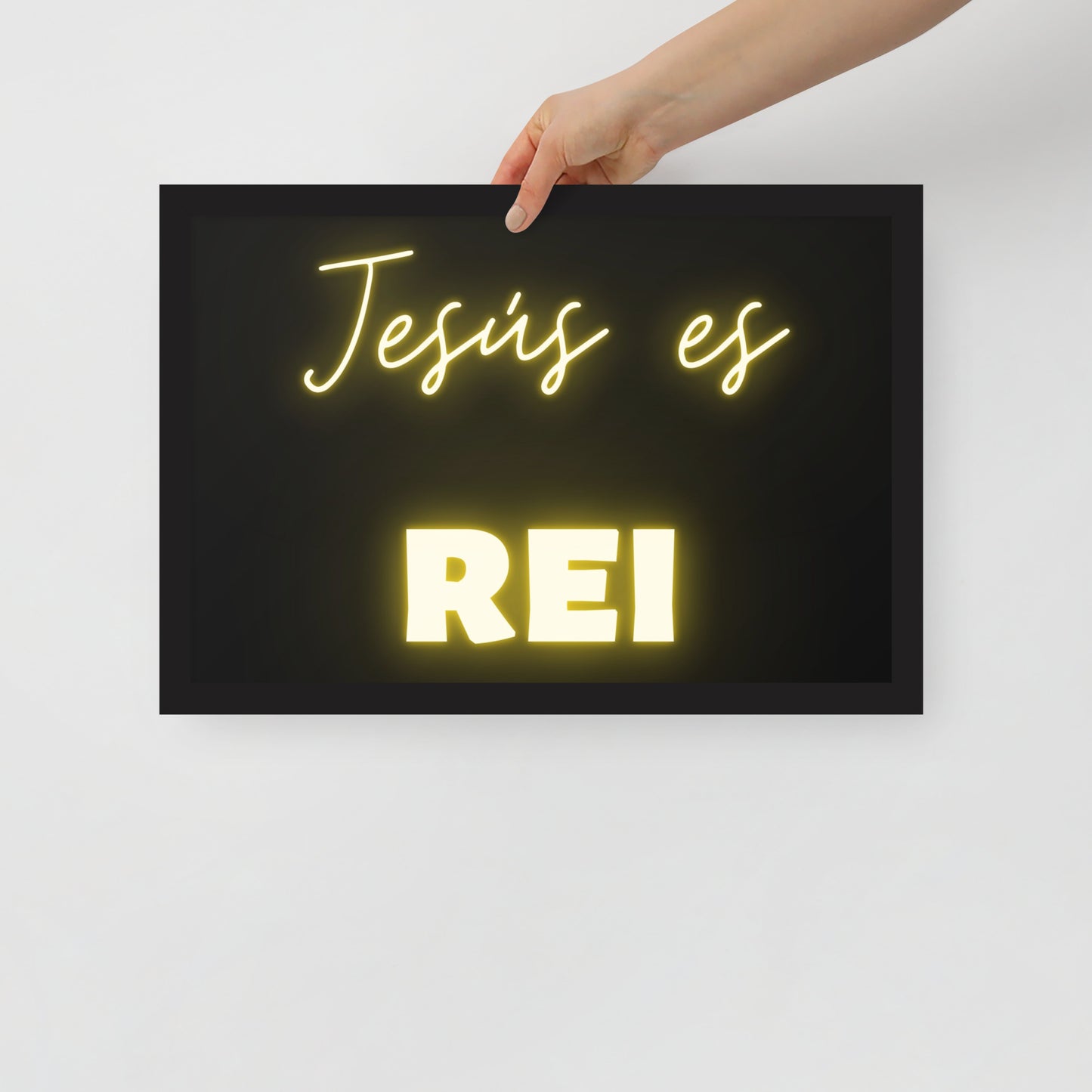 Cartell enmarcat - Jesús es Rei