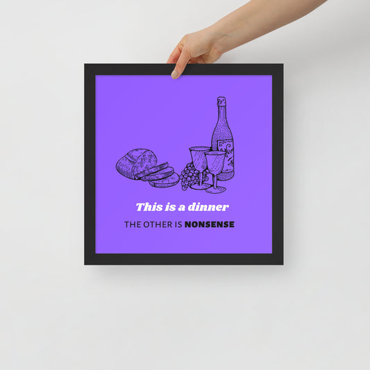 Framed poster - Communion