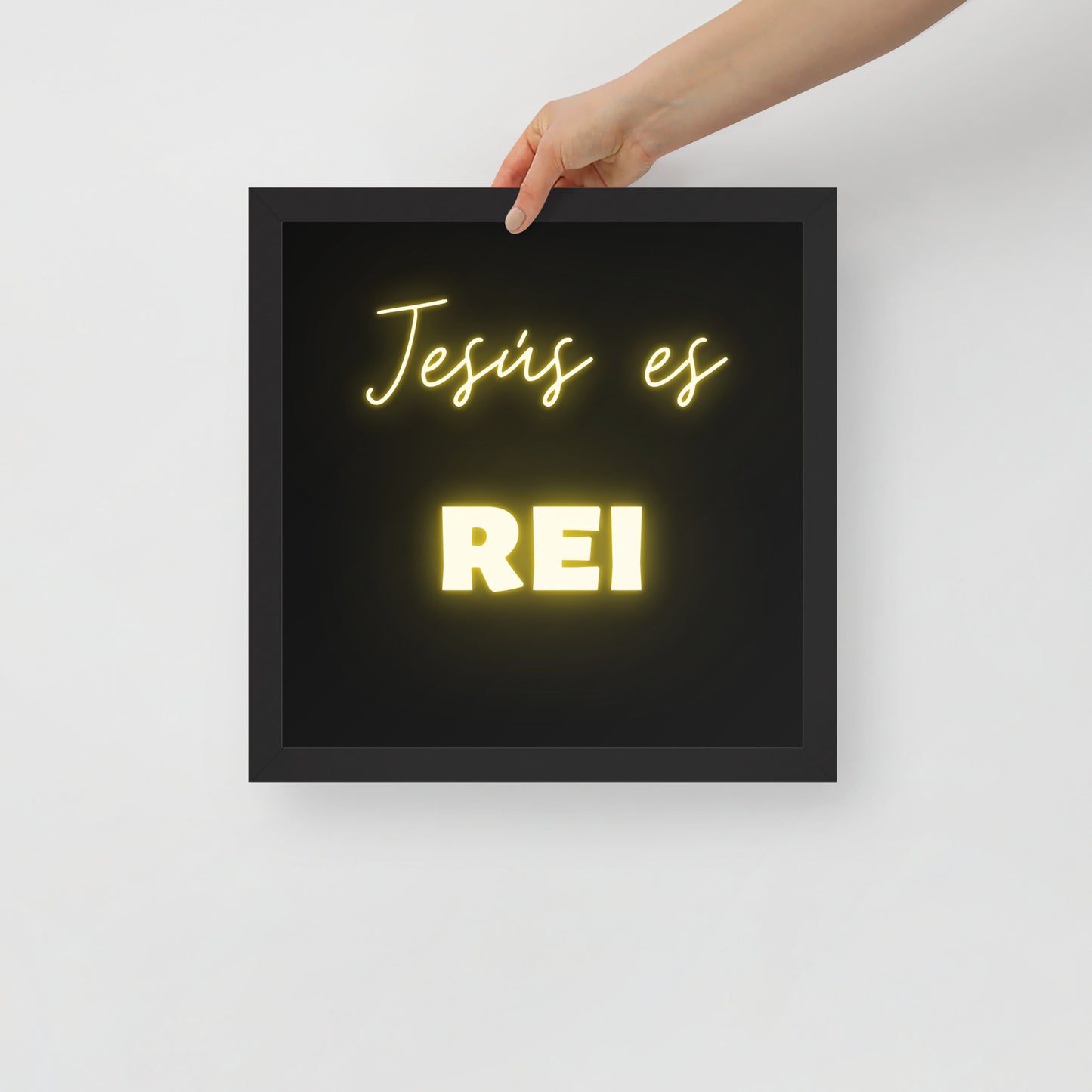 Cartell enmarcat - Jesús es Rei