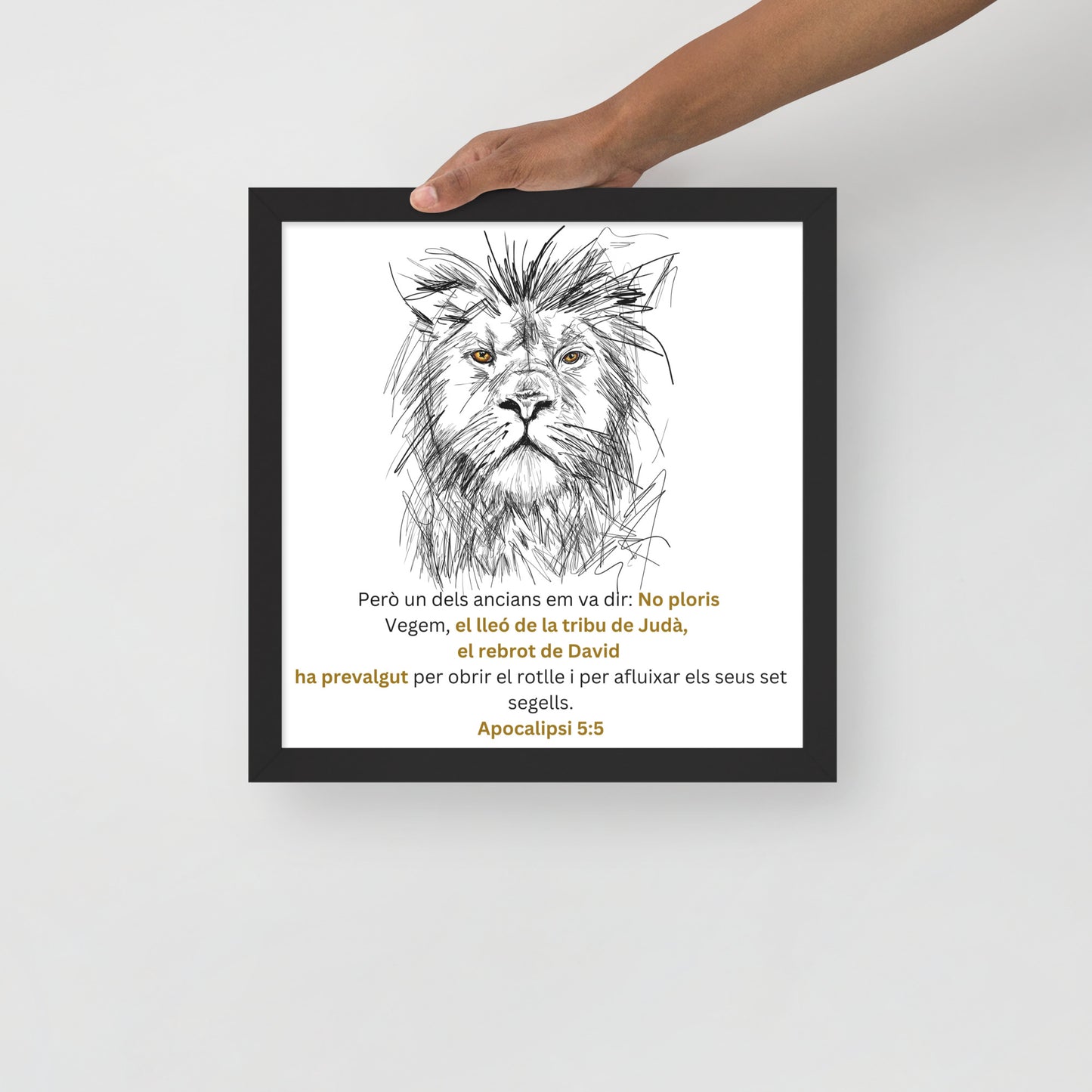 Cartell enmarcat - Lleó de Judà