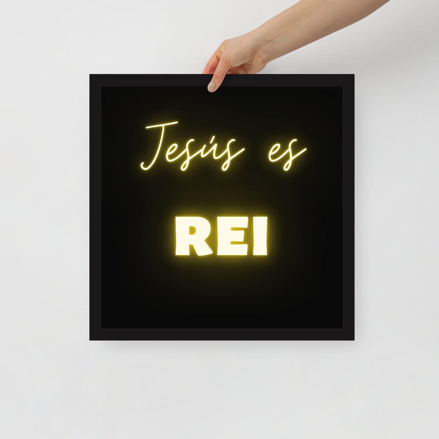 Cartell enmarcat - Jesús es Rei