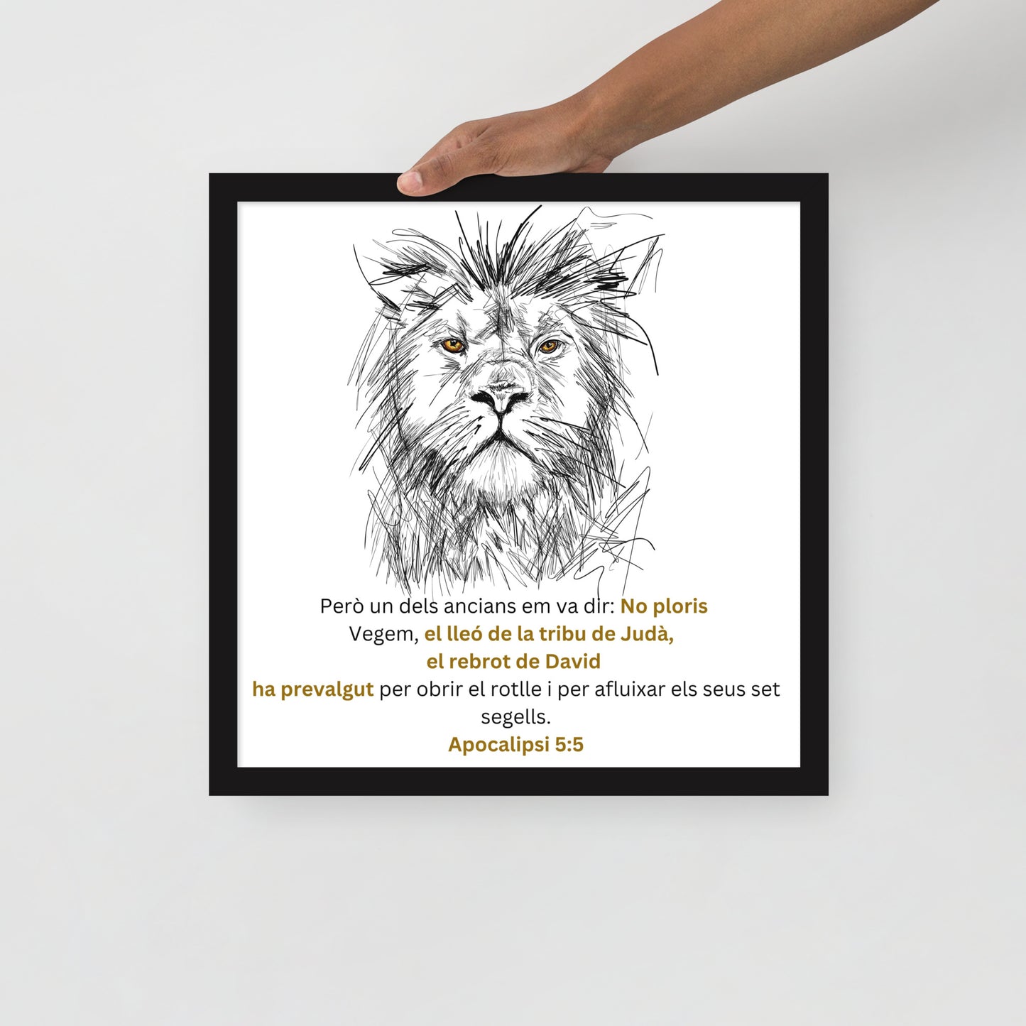Cartell enmarcat - Lleó de Judà