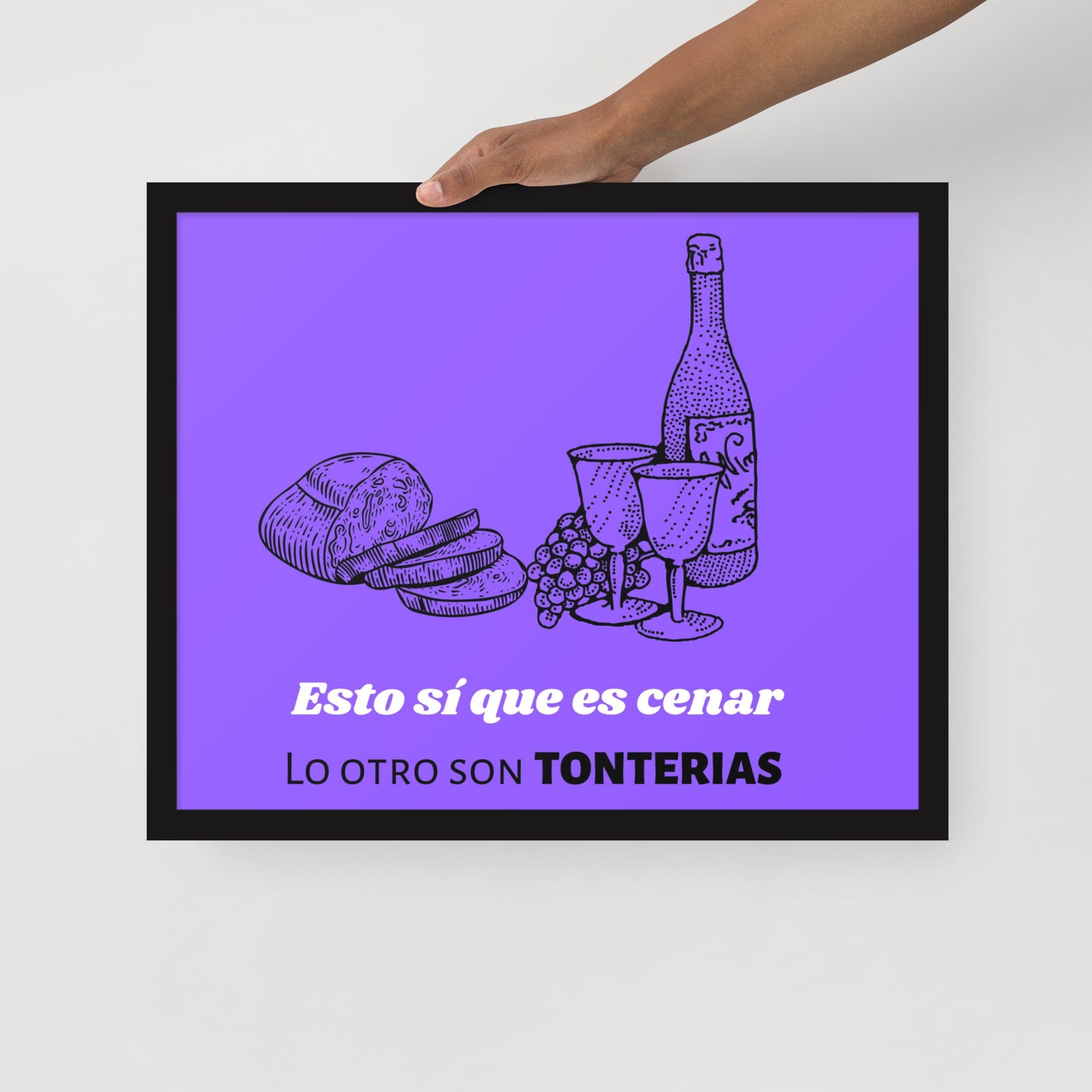 Póster con marco - Comunión