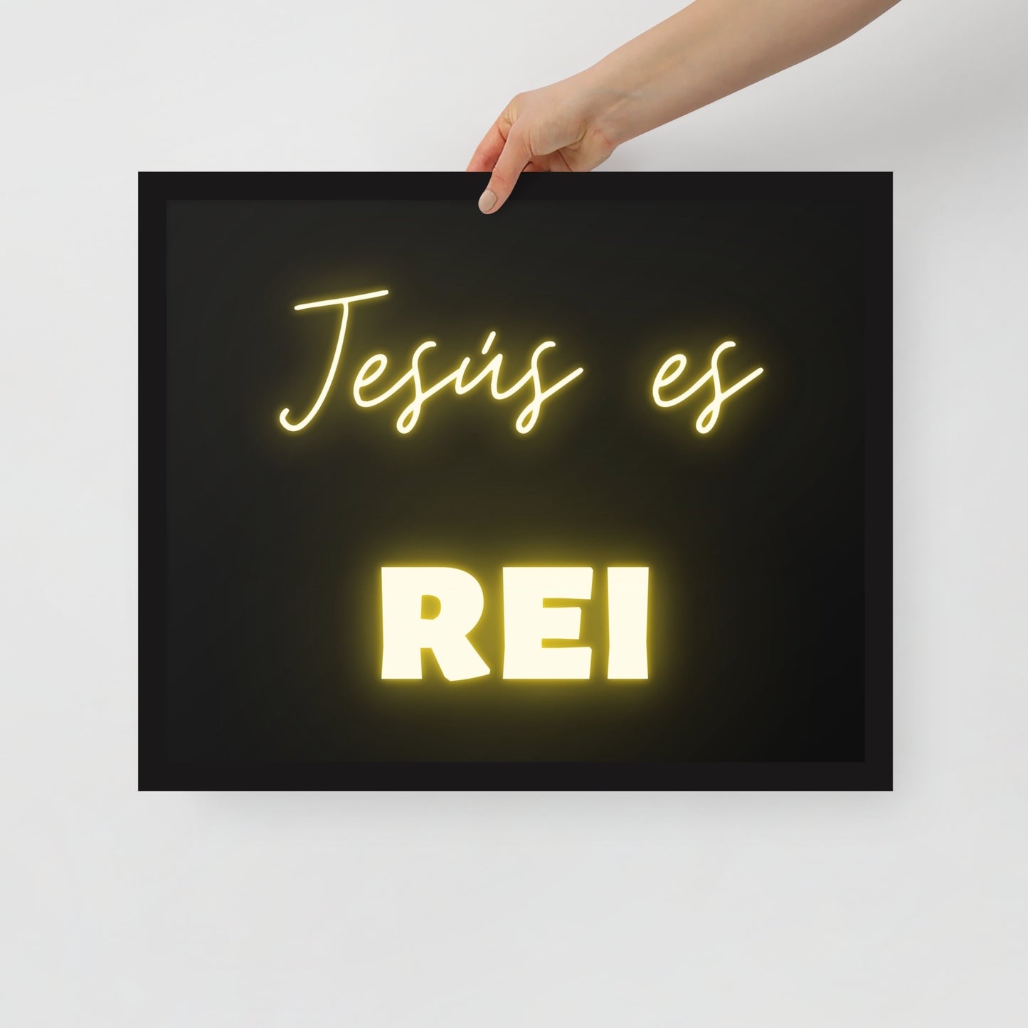 Cartell enmarcat - Jesús es Rei