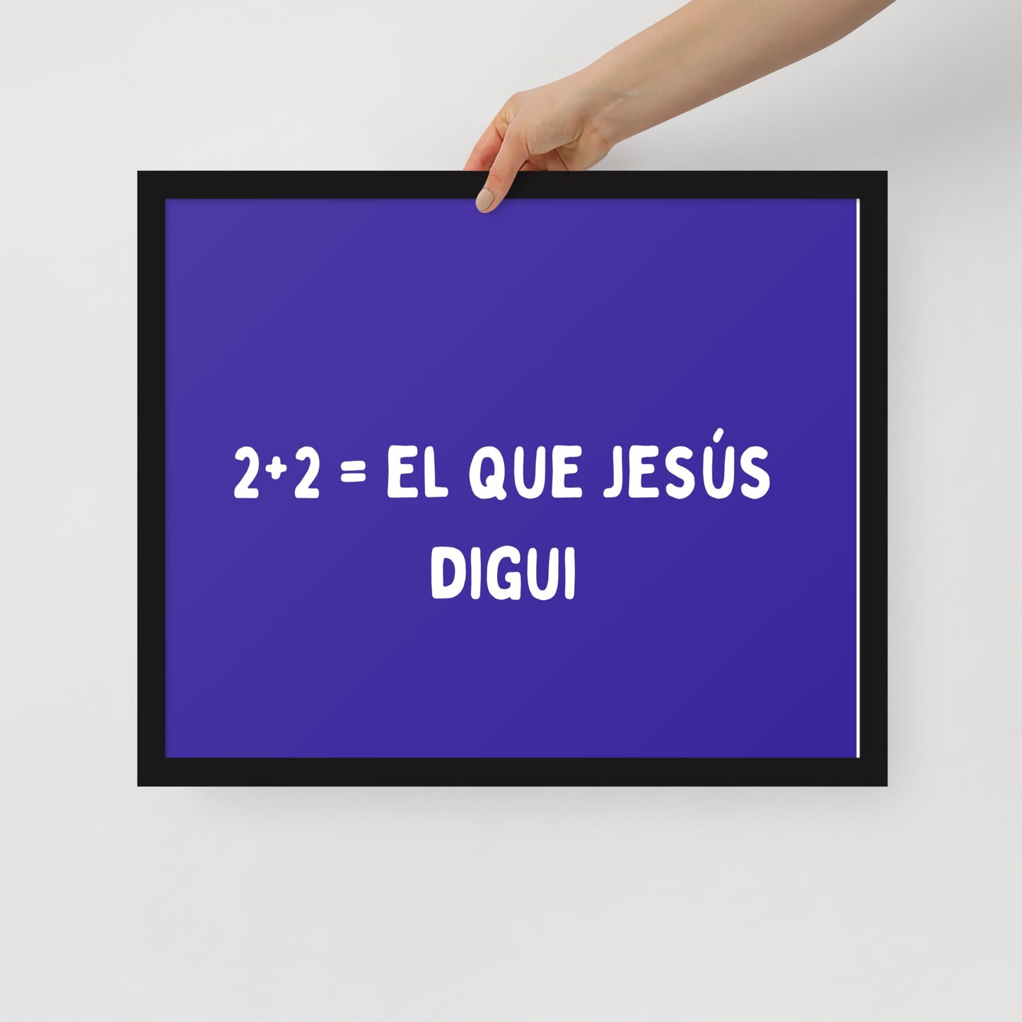 Cartell enmarcat - 2+2