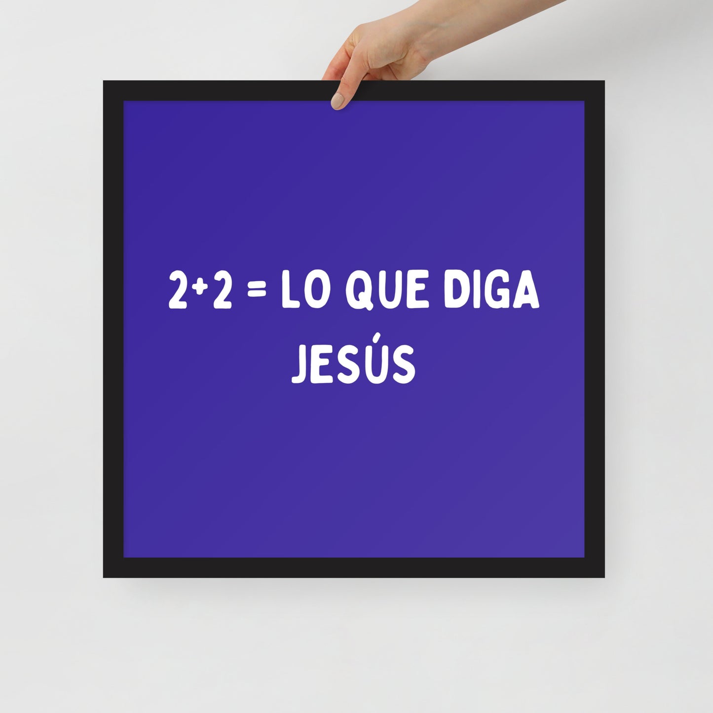 Póster con marco - 2+2