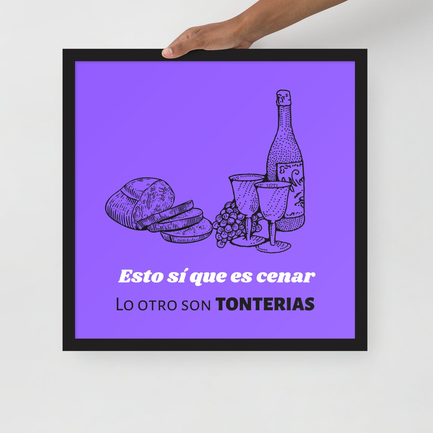 Póster con marco - Comunión