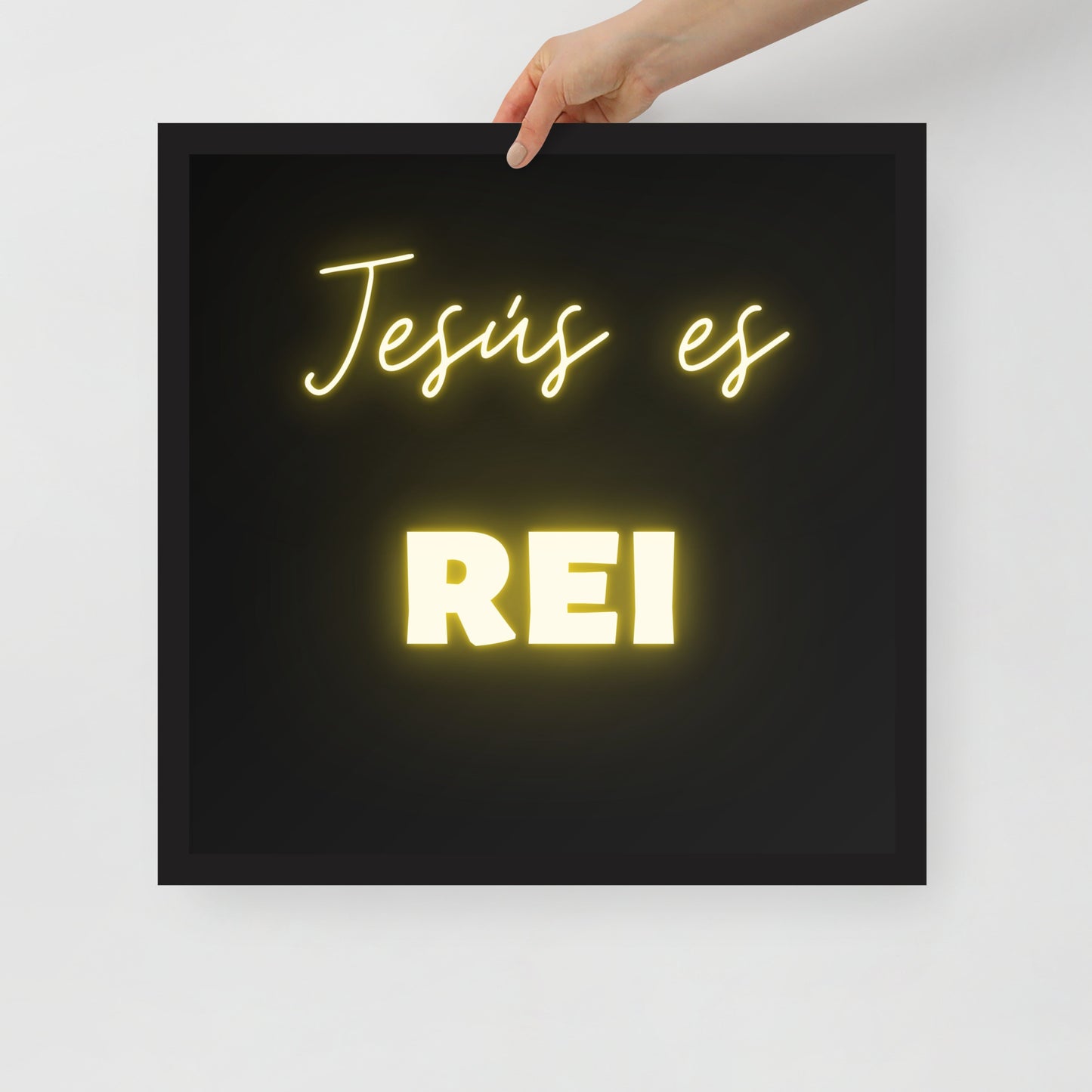 Cartell enmarcat - Jesús es Rei