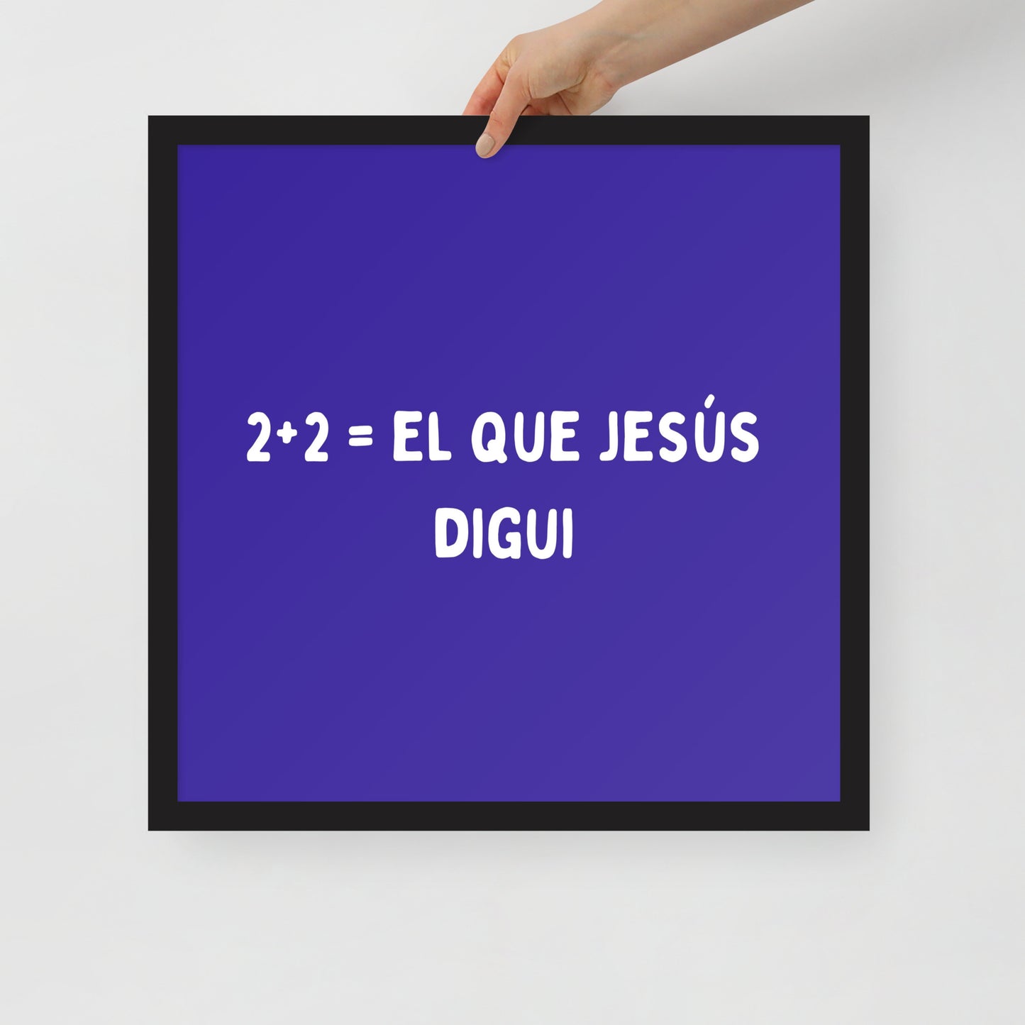 Cartell enmarcat - 2+2