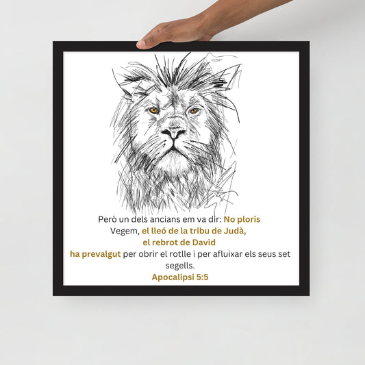 Cartell enmarcat - Lleó de Judà