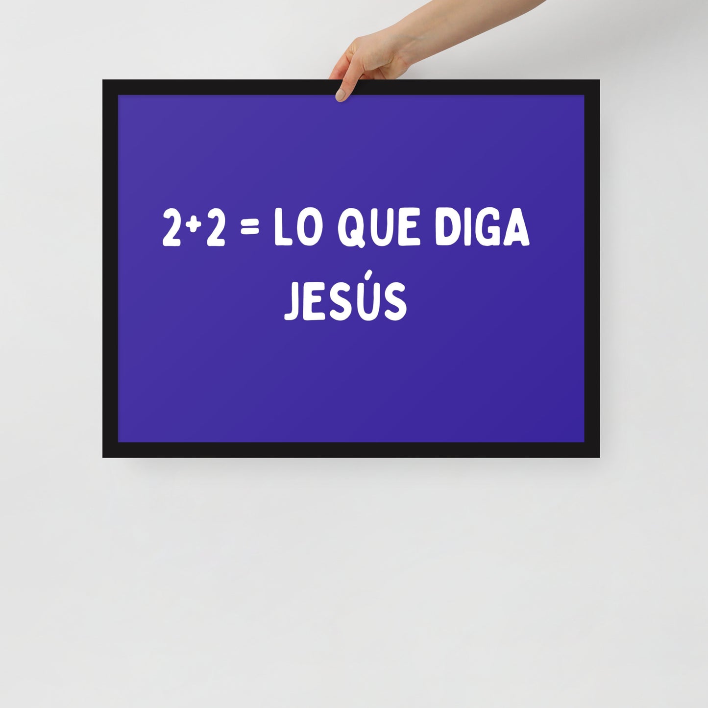 Póster con marco - 2+2