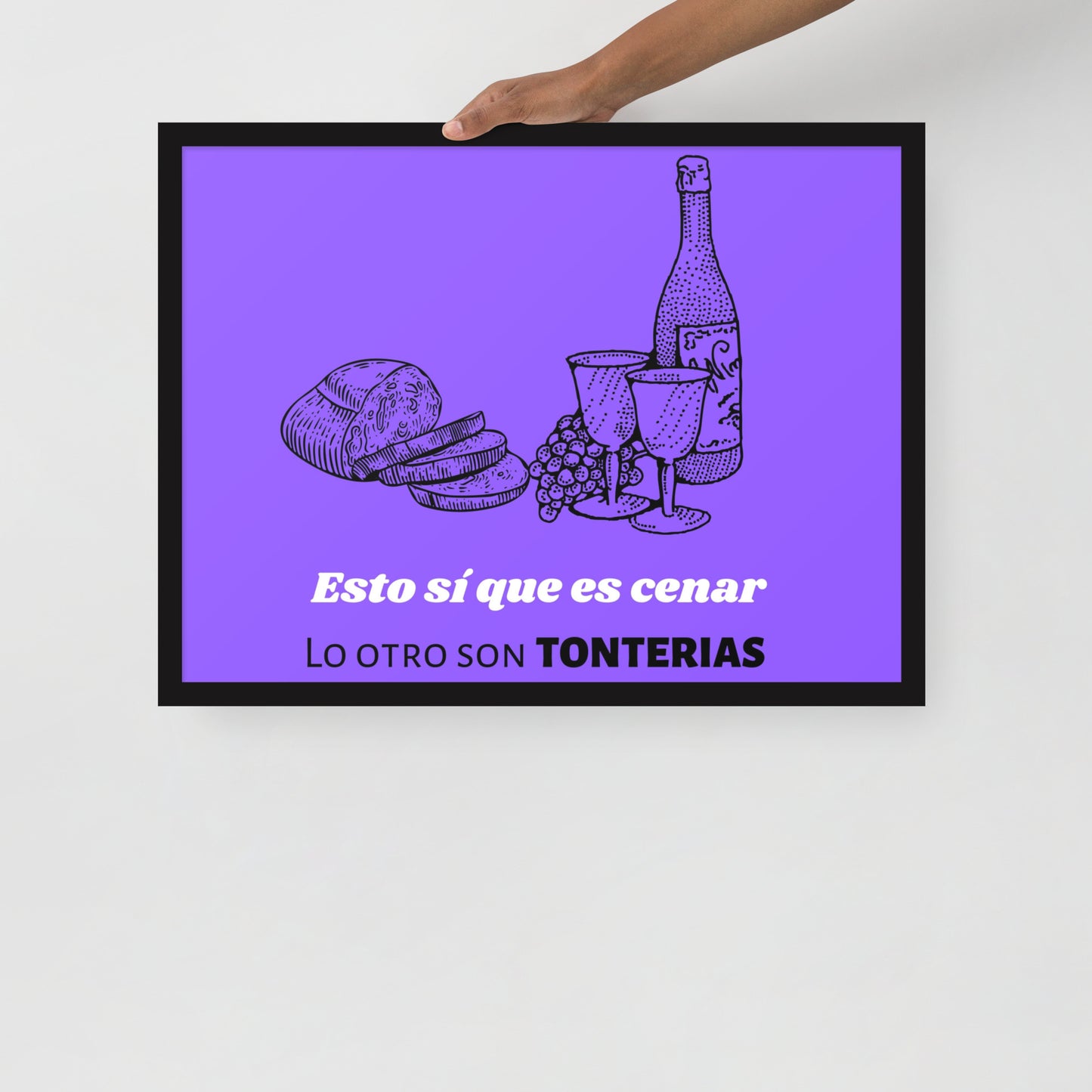 Póster con marco - Comunión