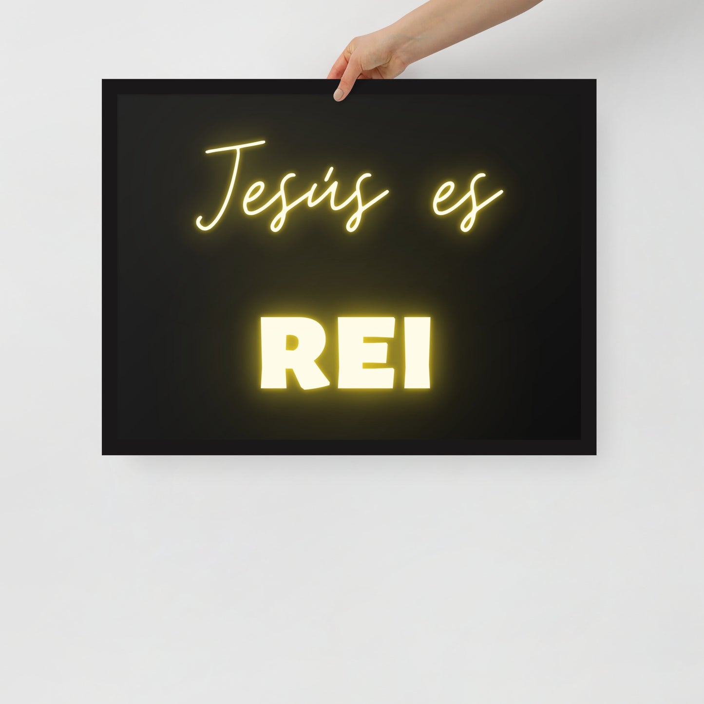 Cartell enmarcat - Jesús es Rei