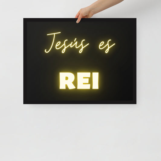 Cartell enmarcat - Jesús es Rei