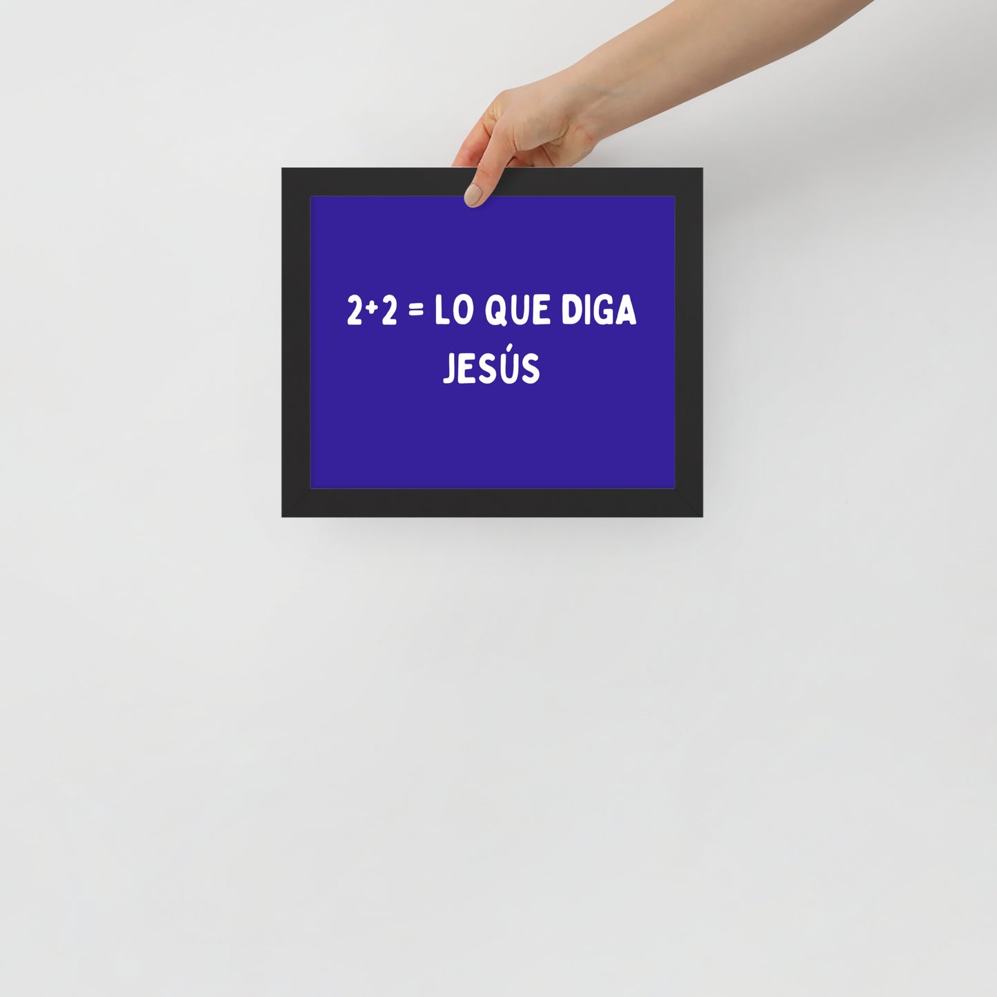 Póster con marco - 2+2