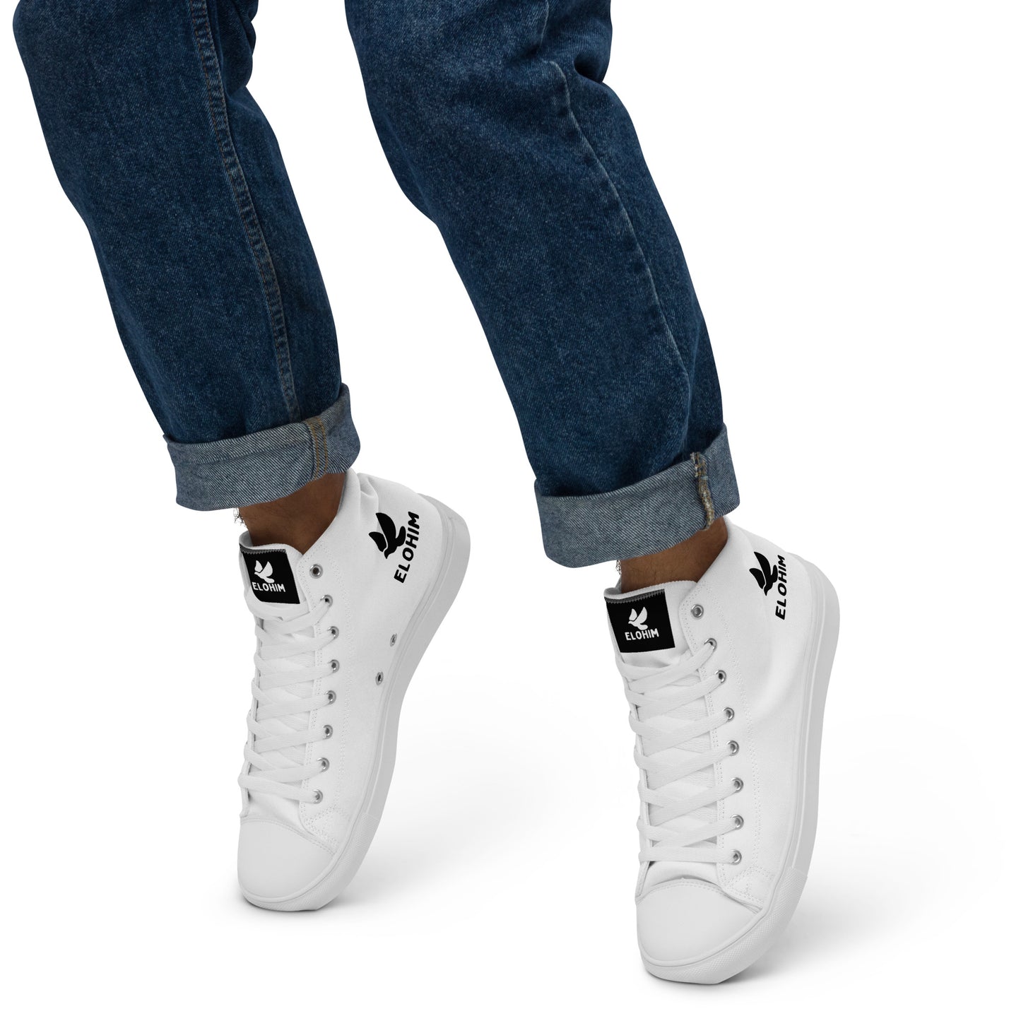 Zapatillas de lona de caña alta para hombre