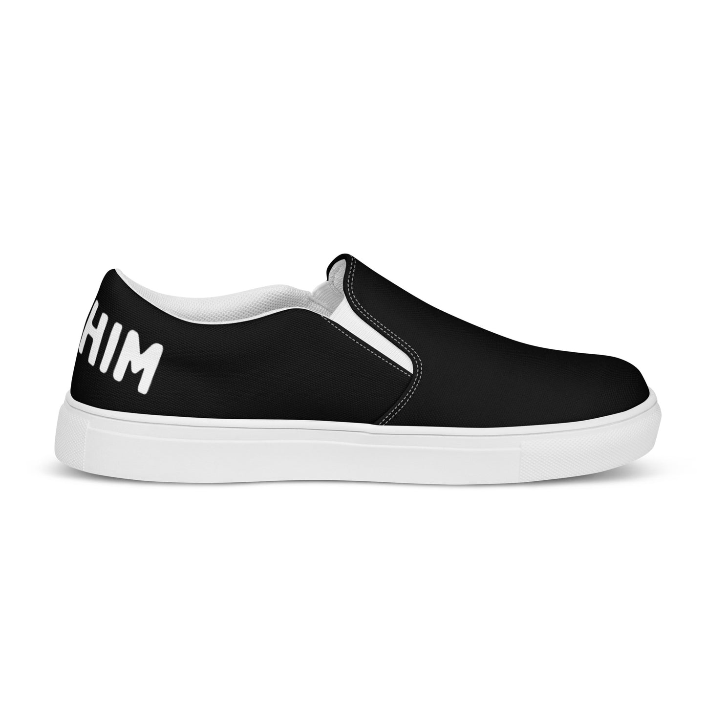 Zapatillas de lona sin cordones para hombre