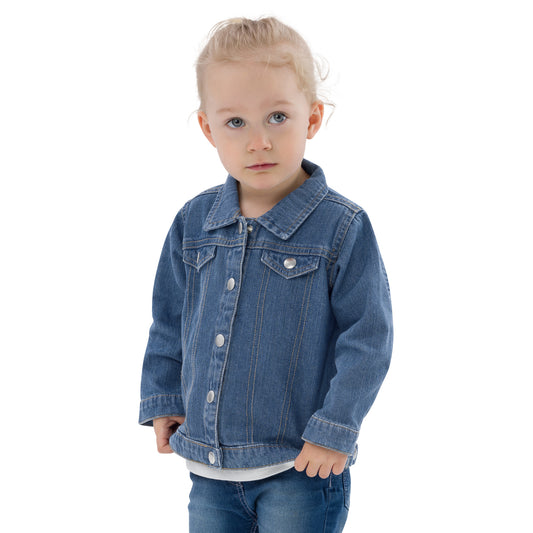 Chaqueta vaquera orgánica para niño y bebé