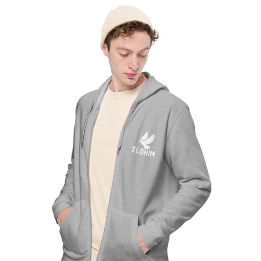 Sudadera con capucha y cremallera unisex