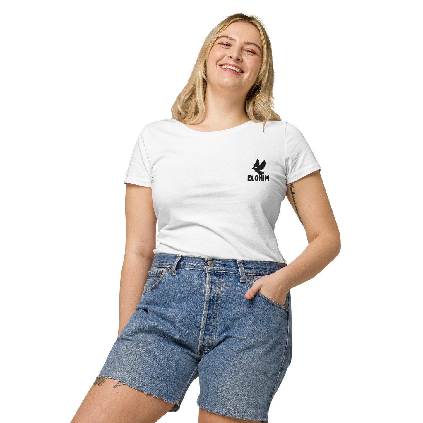 Camiseta orgánica básica para mujer