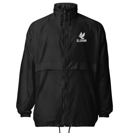 Cortavientos  negro unisex Elohim