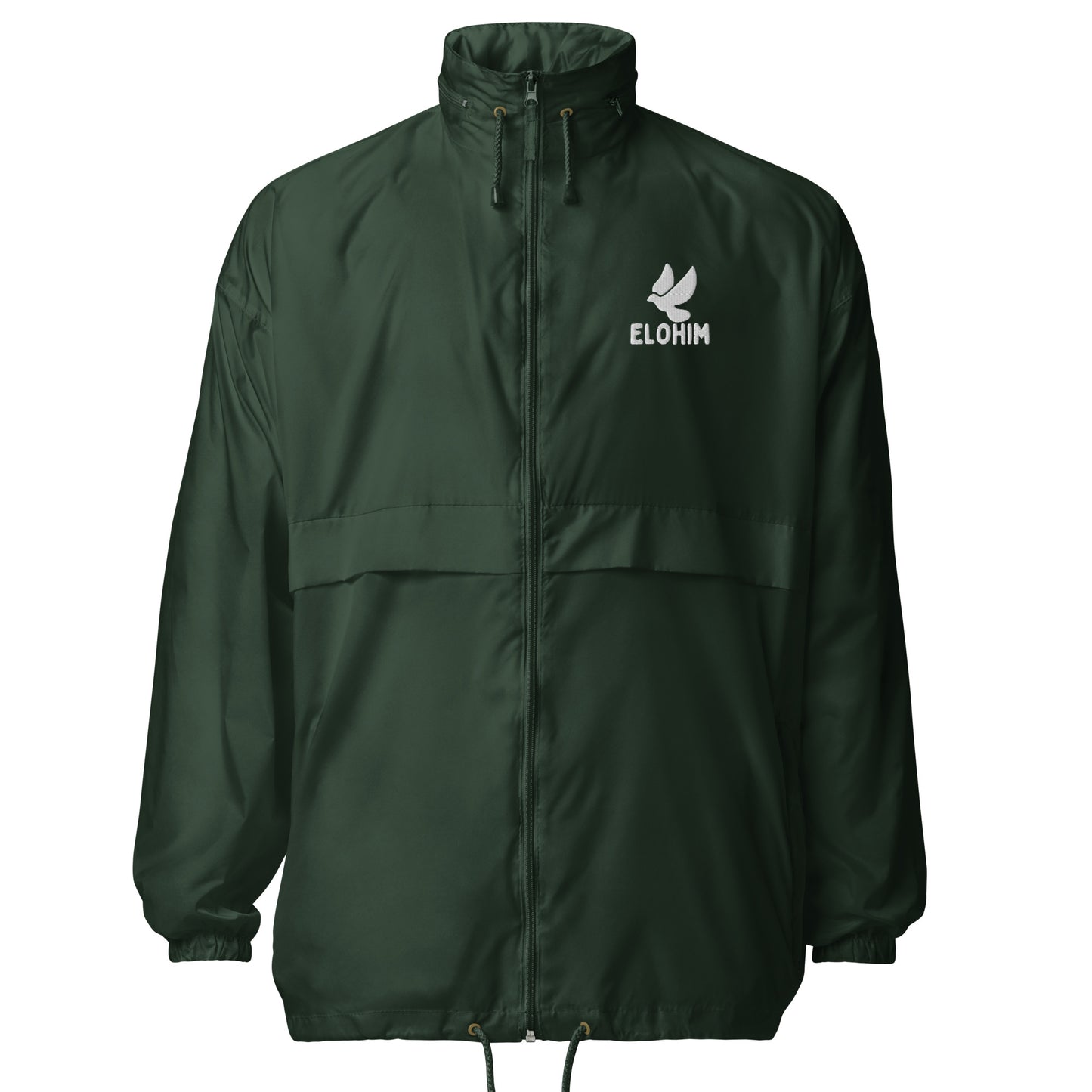 Cortavientos verde bosque unisex Elohim