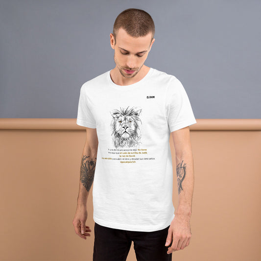 Camiseta de manga corta unisex León de Juda